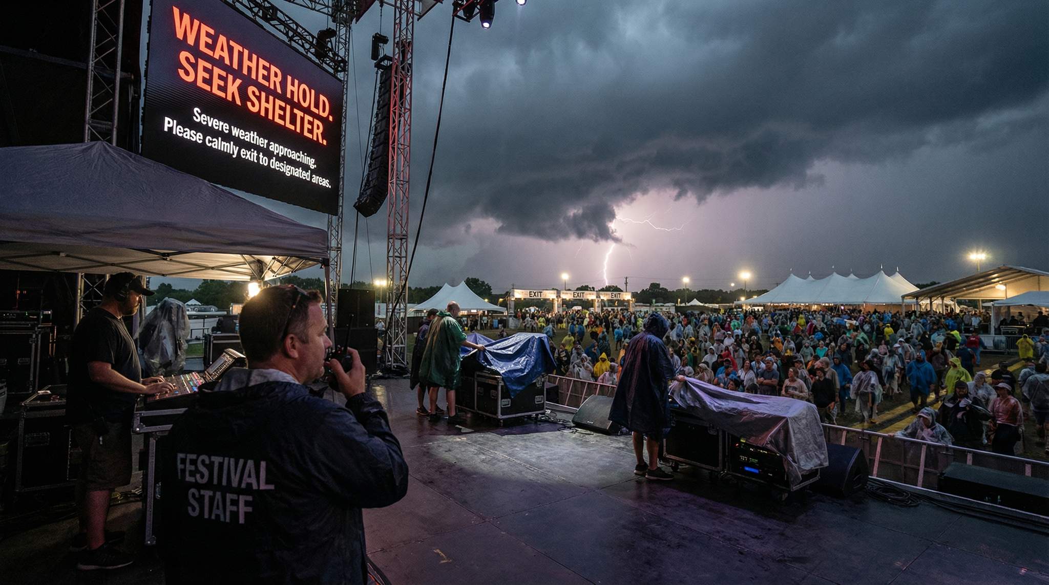 Storm, Lightning, Tornado: Festival Weather Scripts That Calm Crowds