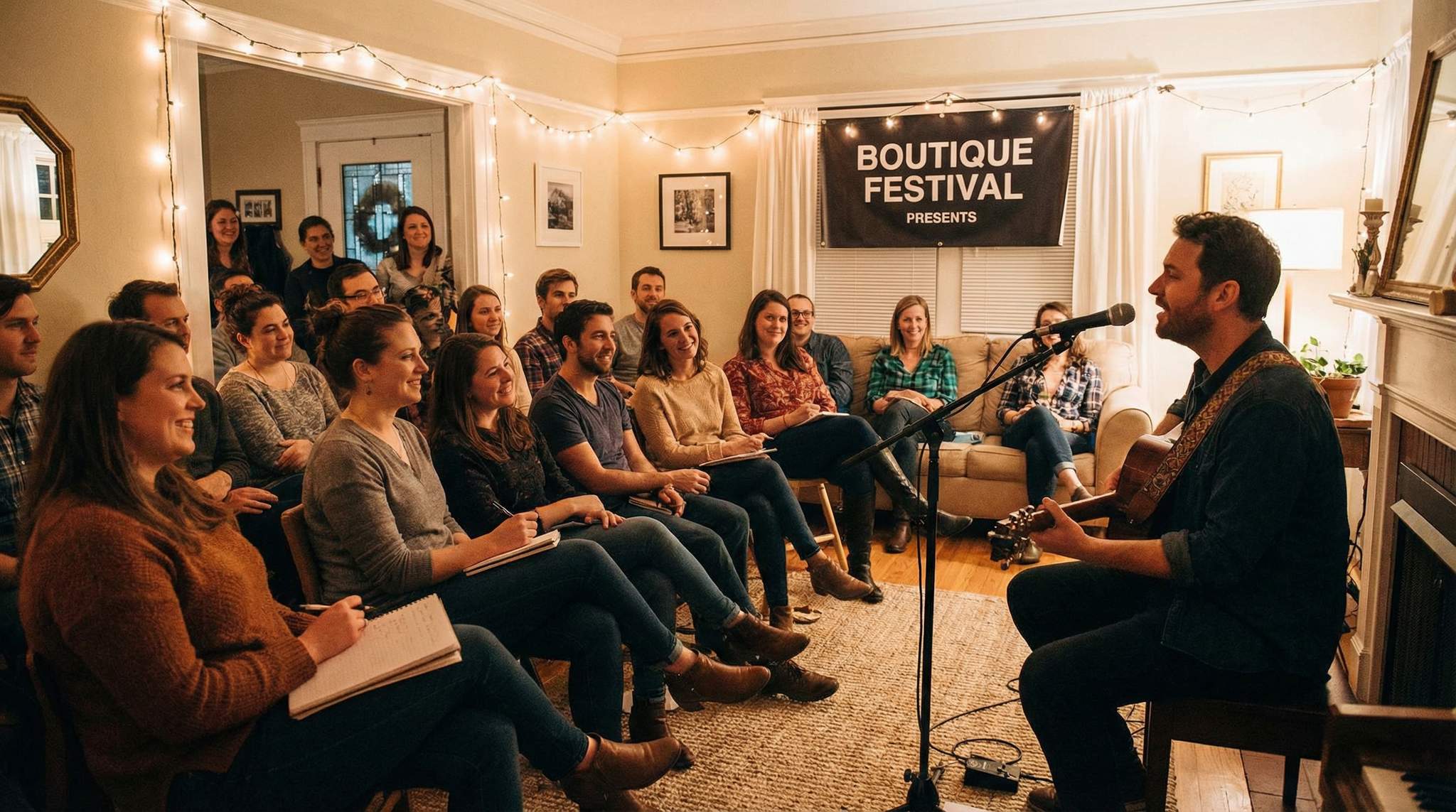 Storytelling All Year: House Concerts and Mini-Labs for Boutique Festivals