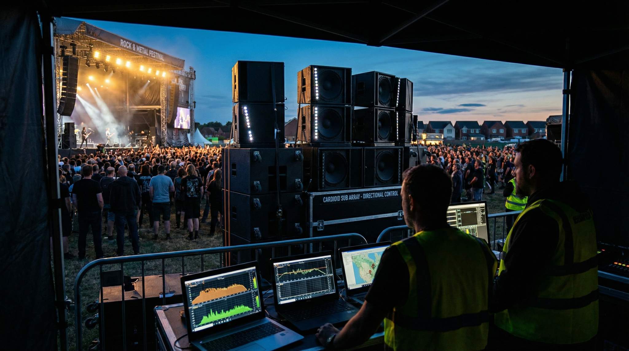 Sub Arrays That Hit Chests, Not Neighbourhoods: Mastering Bass Control at Rock & Metal Festivals