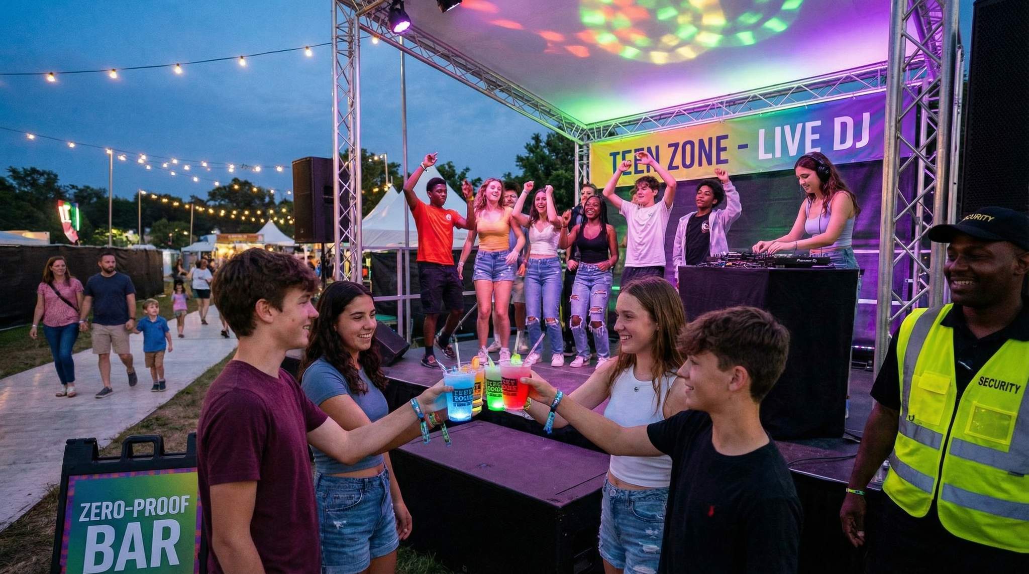 Teen Music Nights Inside Family Festivals