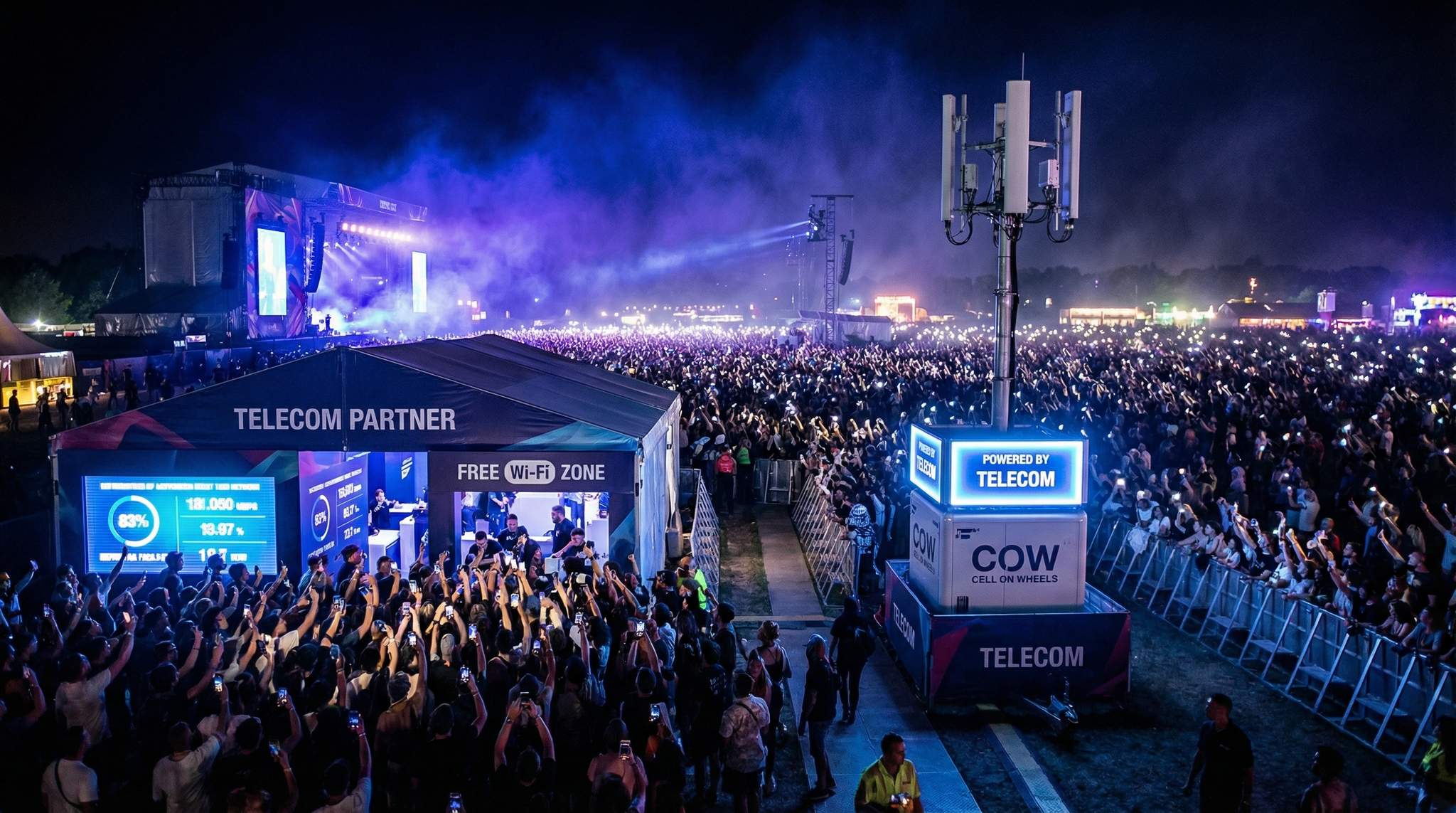 Learn how festival organizers can team up with telecom sponsors to supercharge event connectivity.
