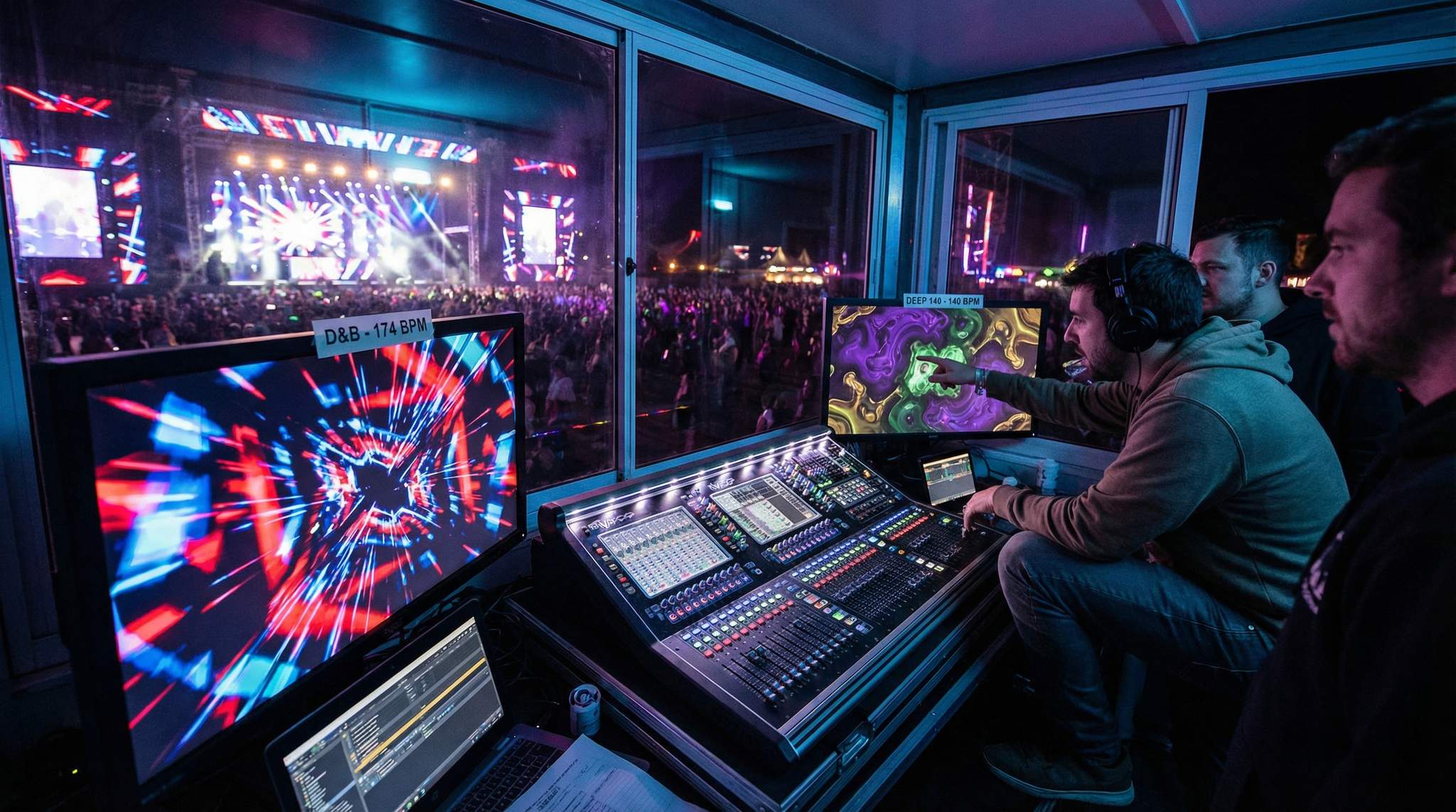 VJ Grammar for Drum & Bass vs Deep 140 &ndash; Tailoring Visuals for Bass Music Festivals