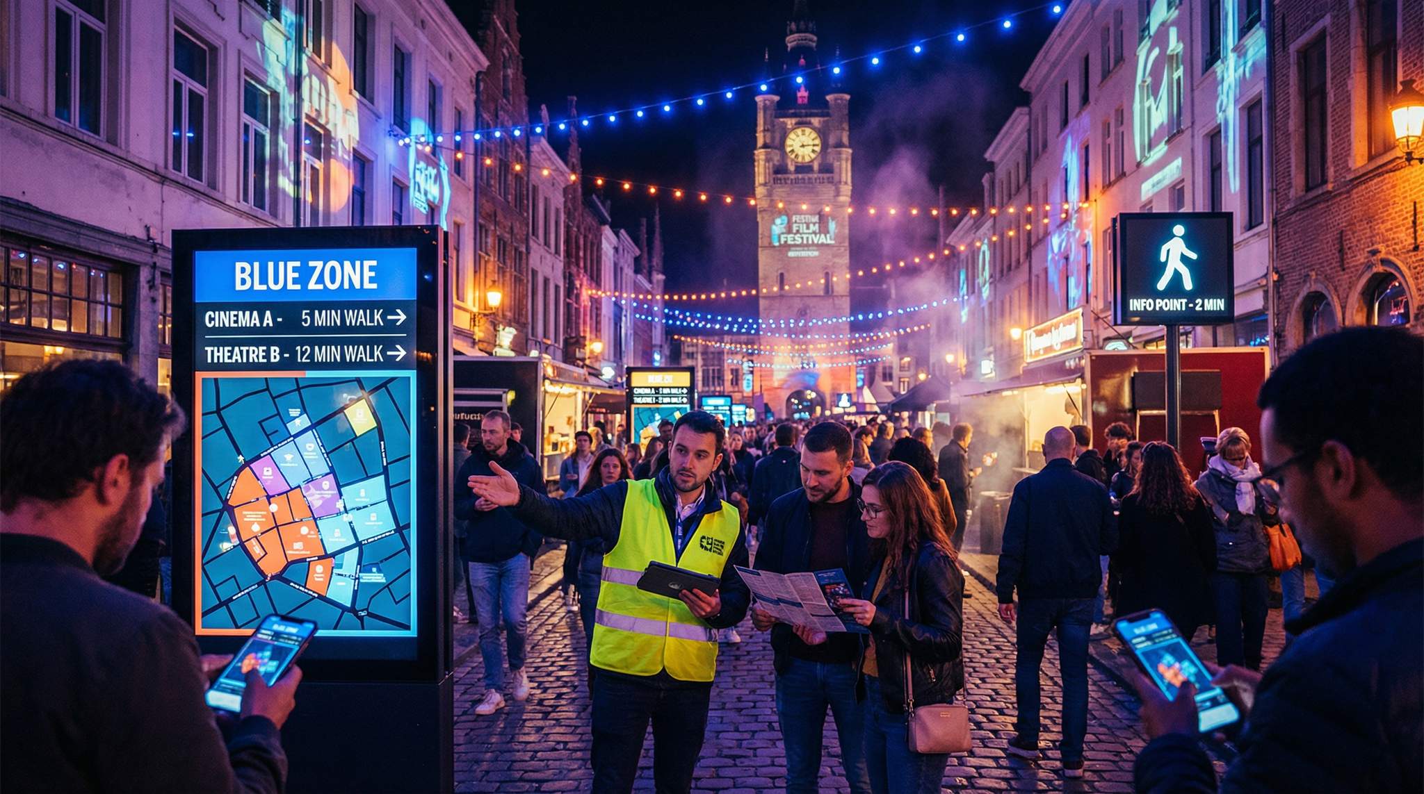 Wayfinding at Film Festivals in Dense Cultural Districts