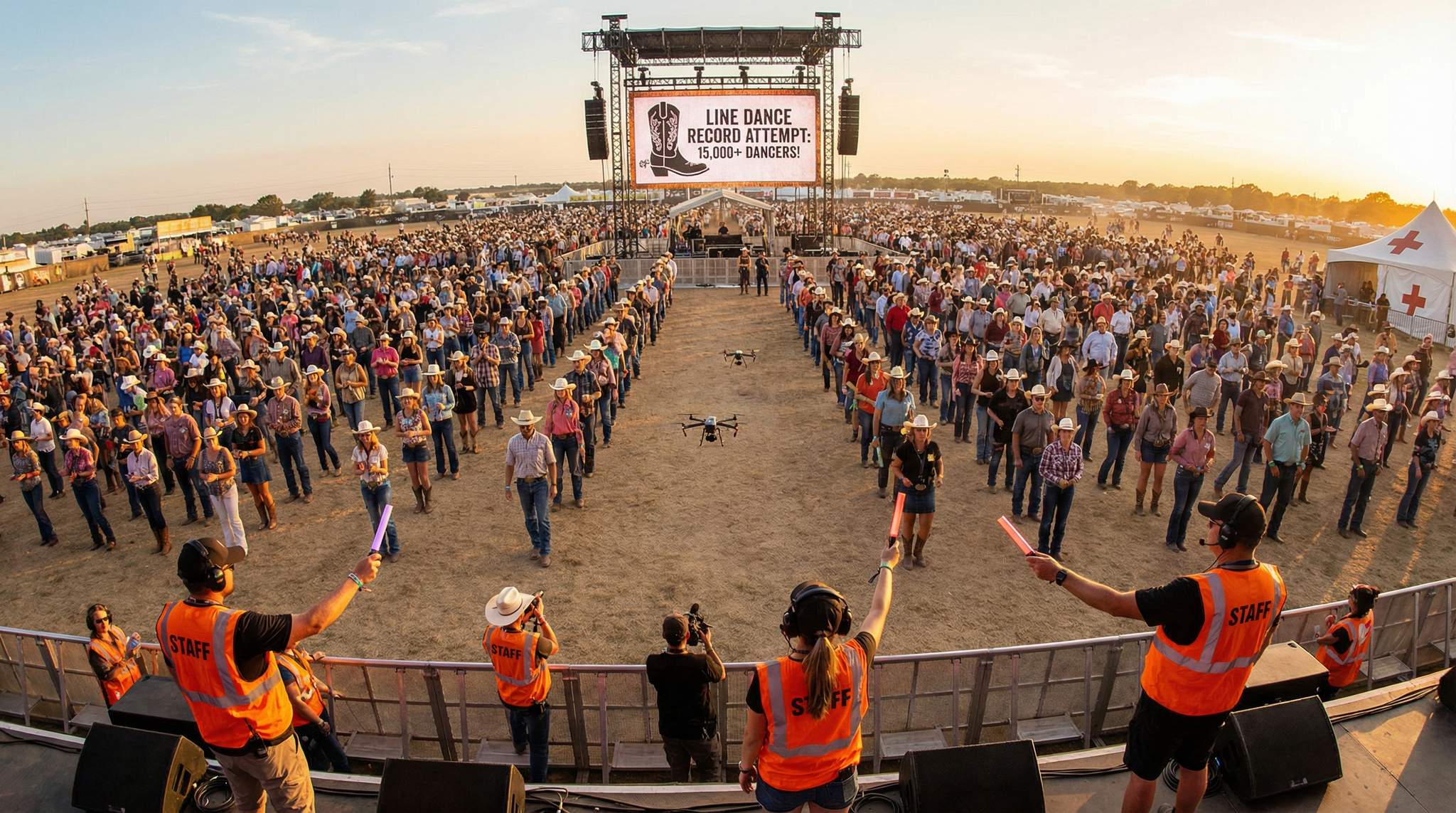 Want to break a world record at your country music festival? This guide shows how to do it safely &ndash; from mapping the dance floor to coordinating thousands of dancers &ndash; so your festival&rsquo;s big line-dance stunt goes down in history.
