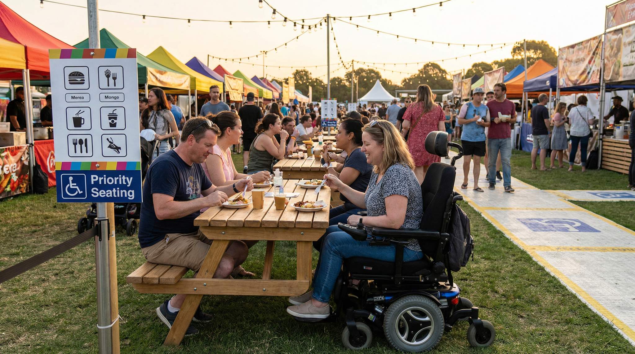 Accessibility Promise: Ensuring Food Festival Dining is Welcoming for All