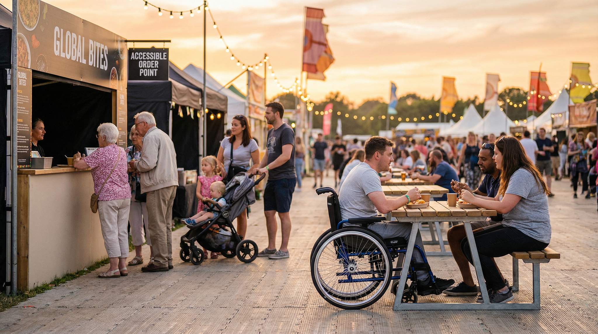 Accessible Dining & Service Counters: Ensuring Food Festivals Work for Wheelchair Users