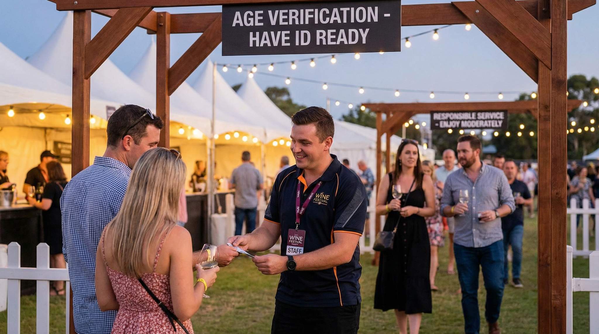 Age Verification & Responsible Beverage Service at Wine Festivals: Preventing Overservice Without Sacrificing Hospitality