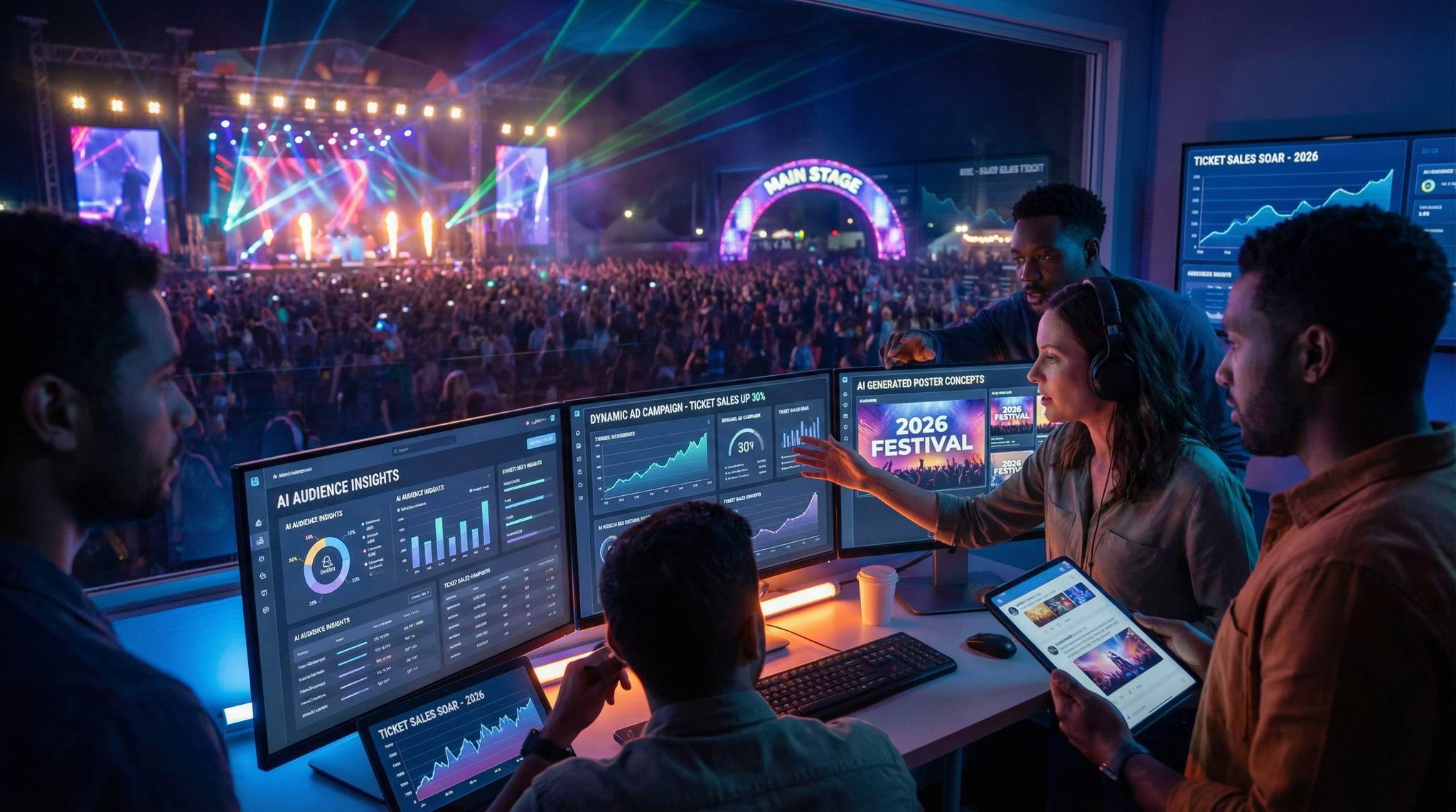 AI-Driven Event Marketing in 2026: Automating Social Media, Email & Design to Boost Ticket Sales