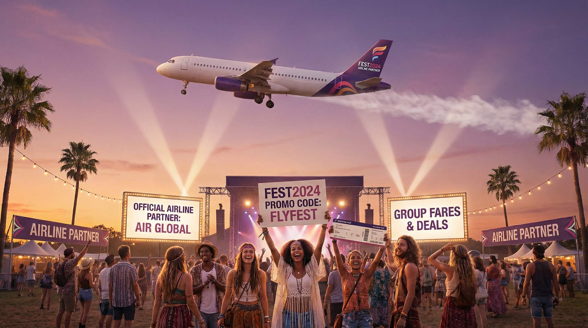 Airline Partnerships: Promo Codes, Content, and Fare Deals for Destination Festivals