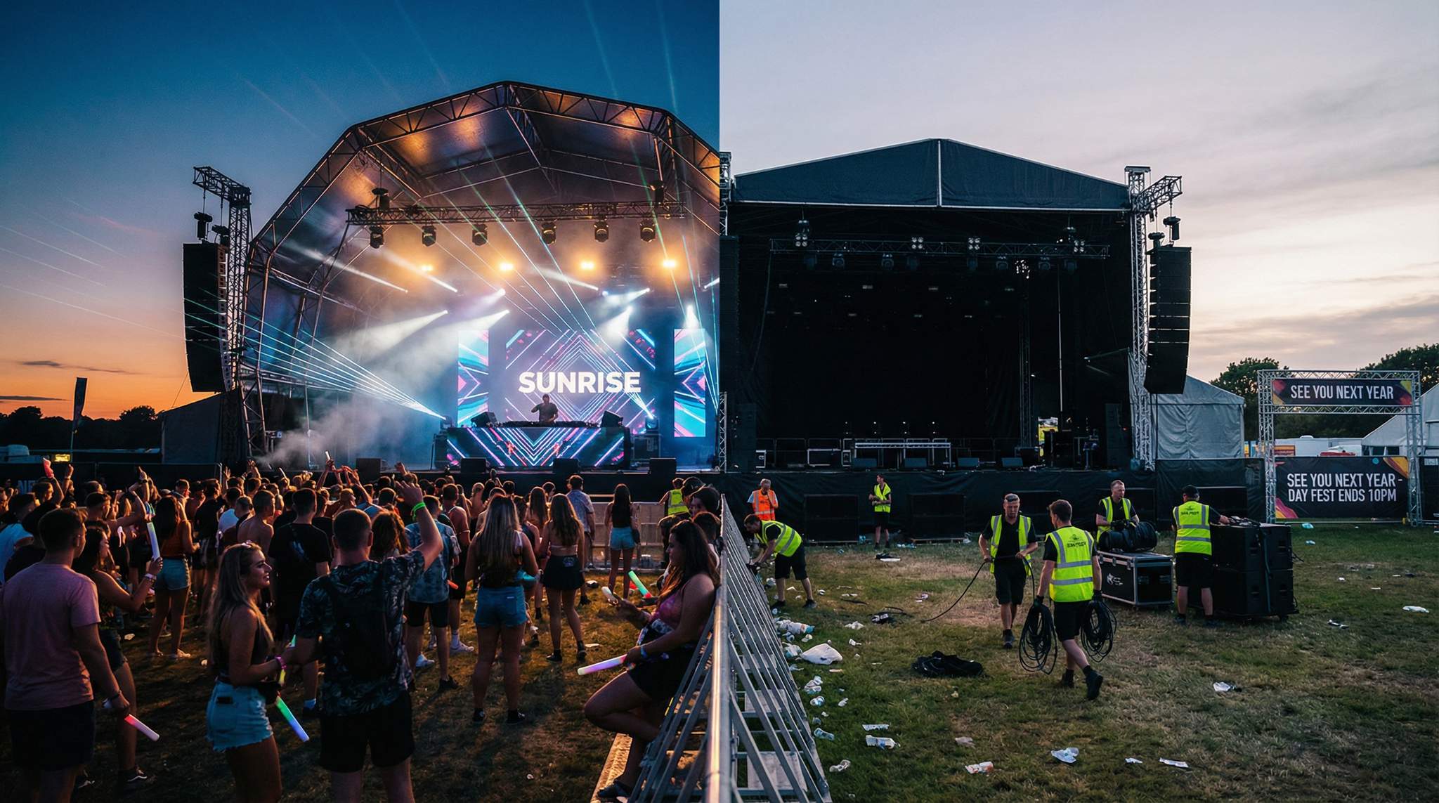 All-Night vs Day-Into-Night: Picking Your Festival Operating Model