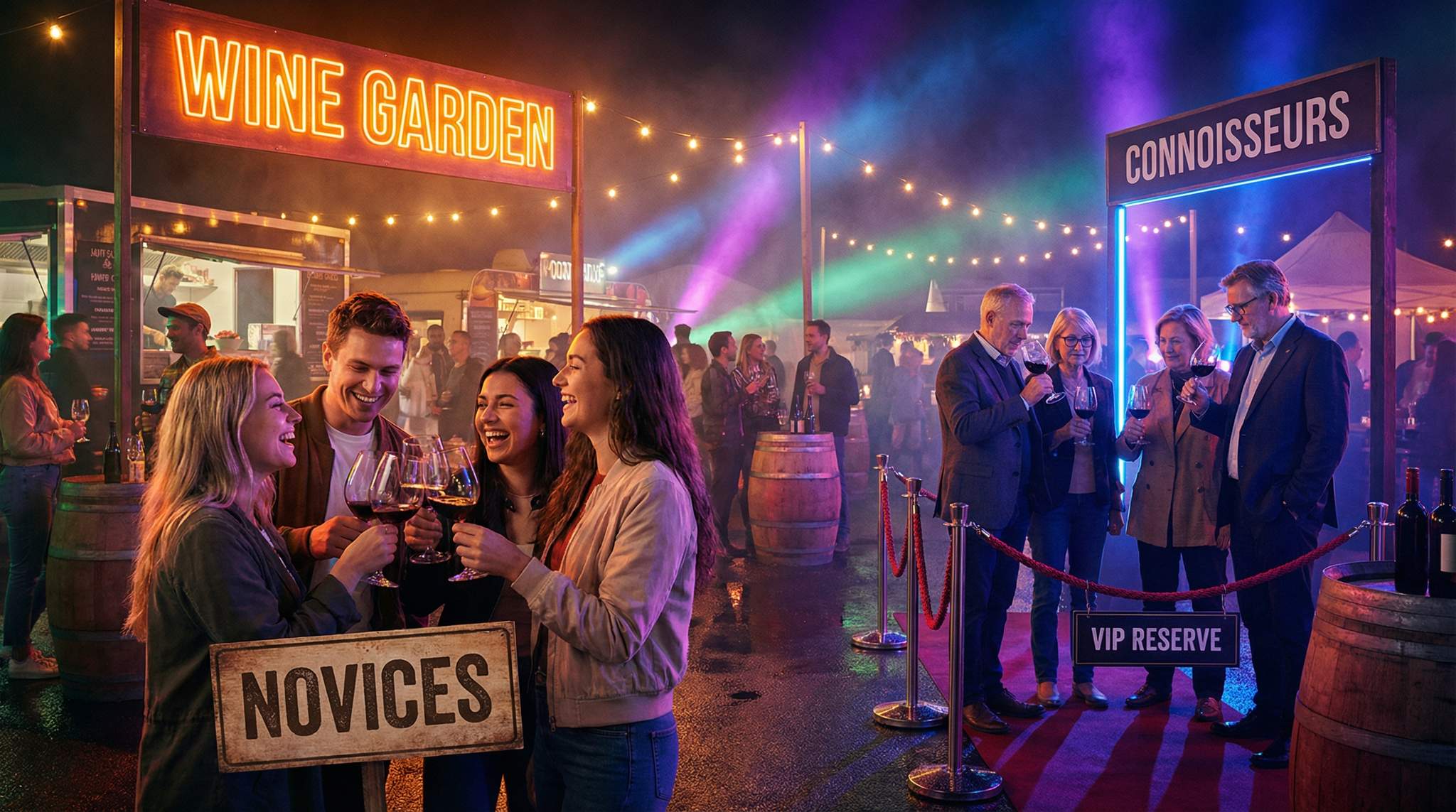 Audience Segmentation for Wine Festivals: From Novices to Connoisseurs