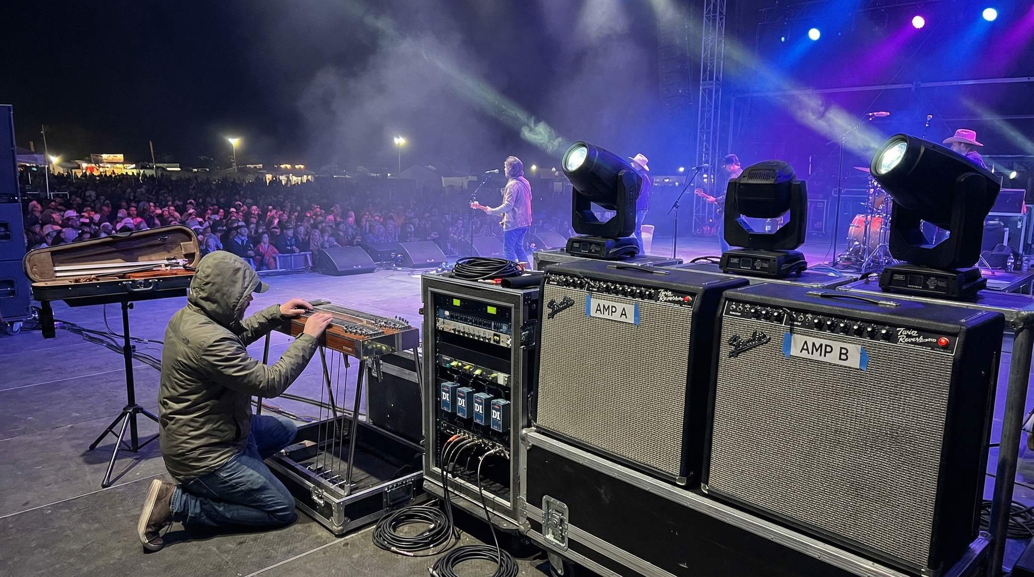 Backline Blueprint: Pedal Steel, Fiddle and Acoustic Rigs for Festival Stages