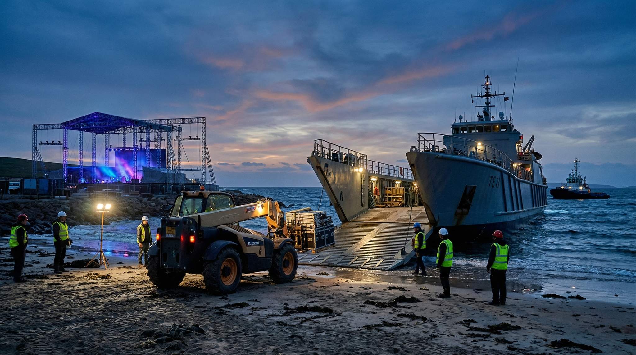 Barges, Landing Craft & Tidal Windows: Planning Sea and River Logistics for Remote Festivals