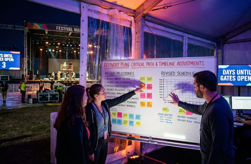 Behind Schedule? How to Get Your Festival Planning Back on Track