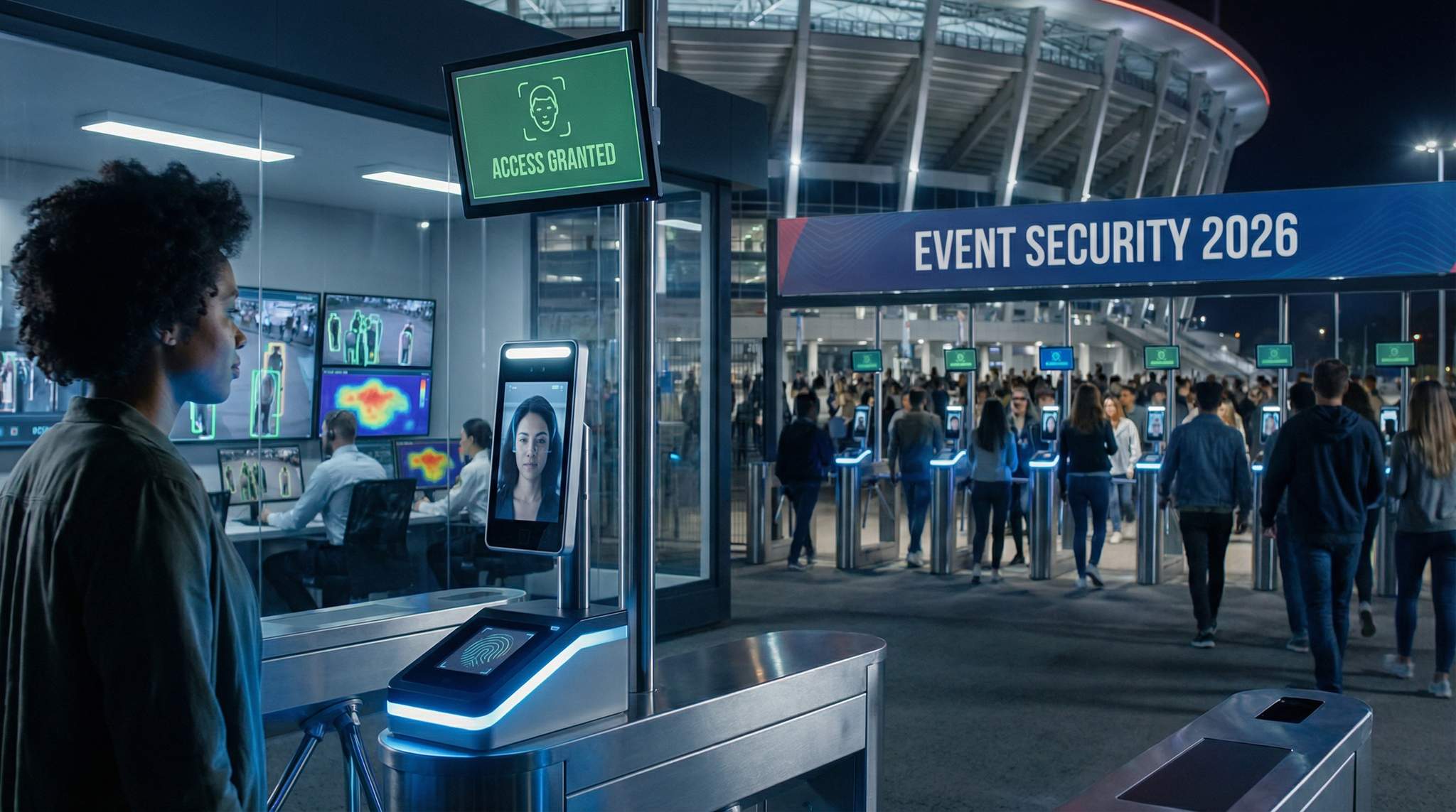 Biometric Entry & AI Surveillance: The 2026 Toolkit for Event Security