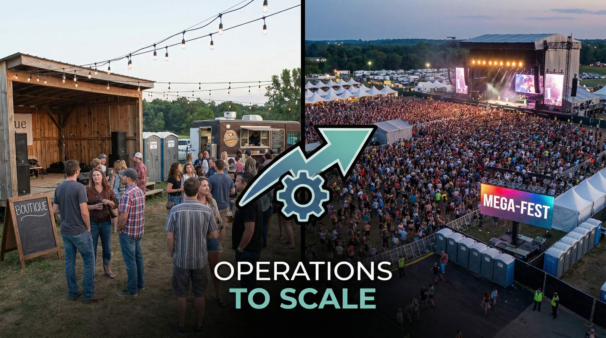 Boutique vs. Mega-Fest: Tailoring Operations to Scale
