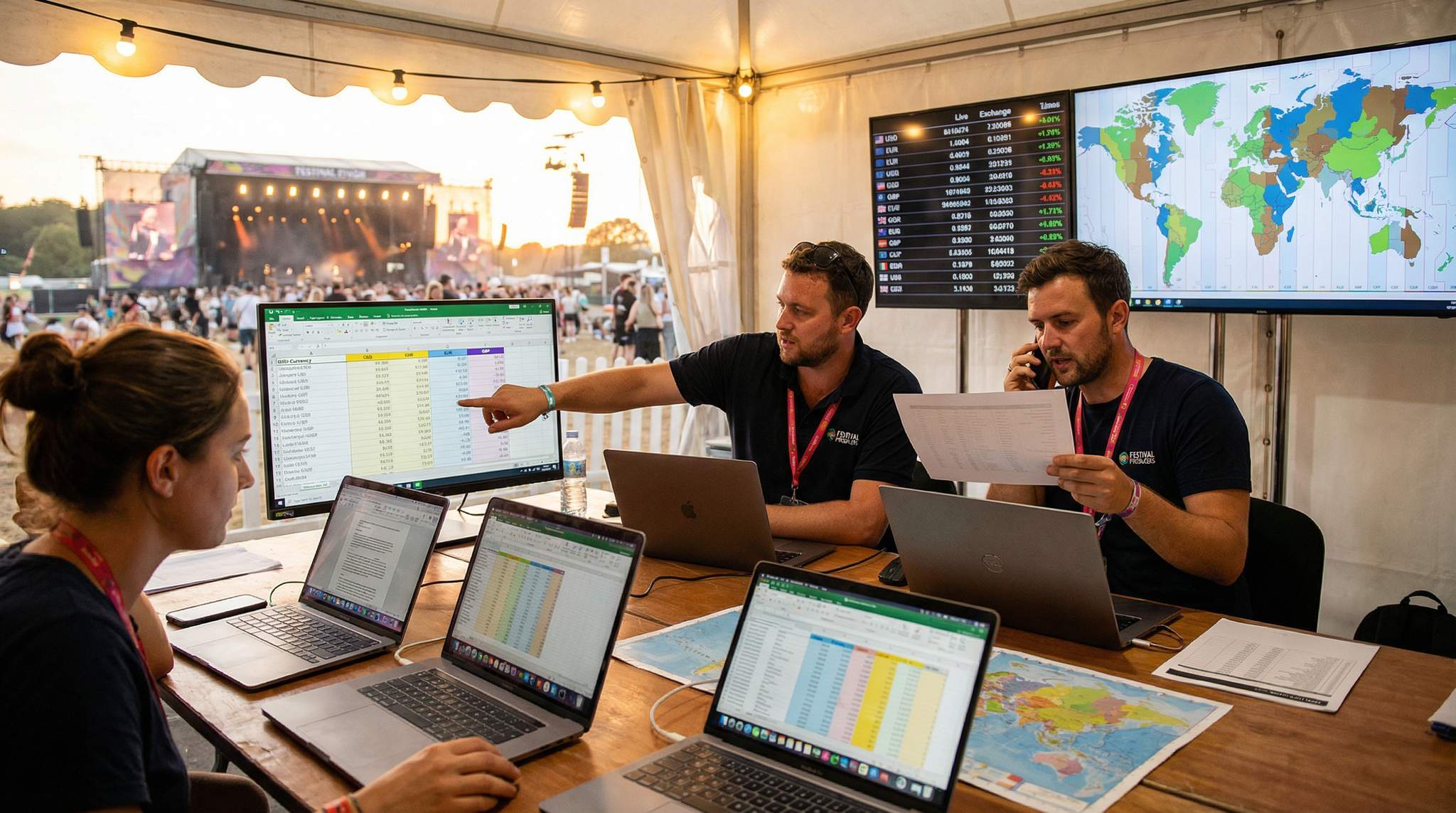 Building a Multi-Currency Festival Budget with Natural Hedges