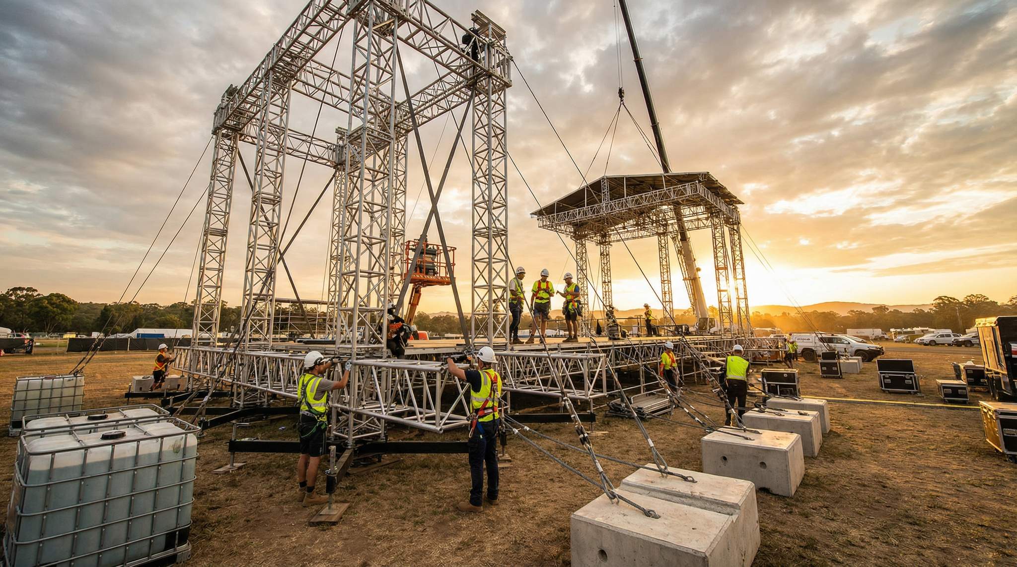 Building Temporary Festival Stages Safely