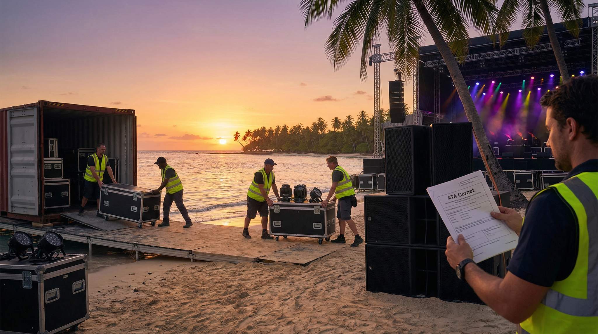 Carnets, Customs, and Gear for Island/Coastal Festival Venues