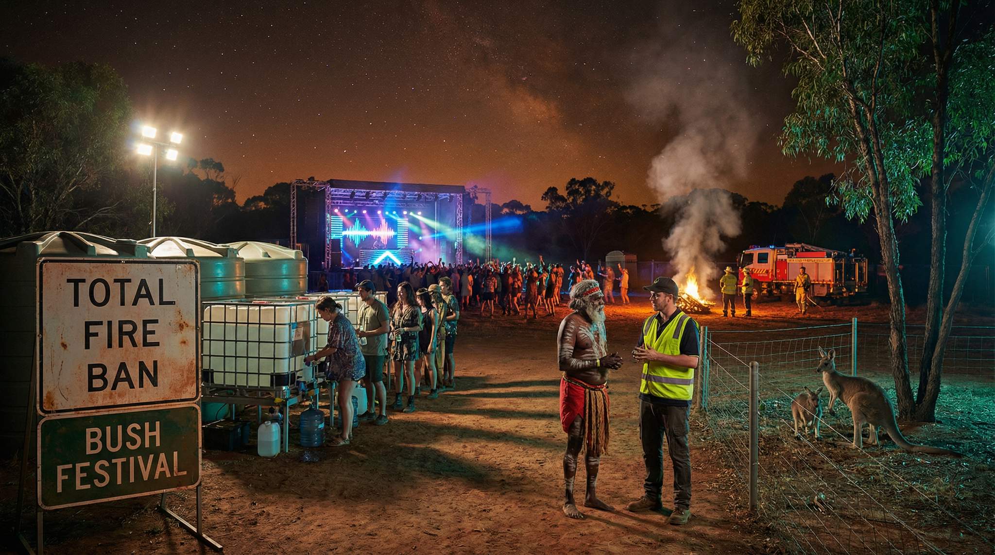 Case Study: Australian Bush Festivals &ndash; Fire, Water, Wildlife & Traditional Owners
