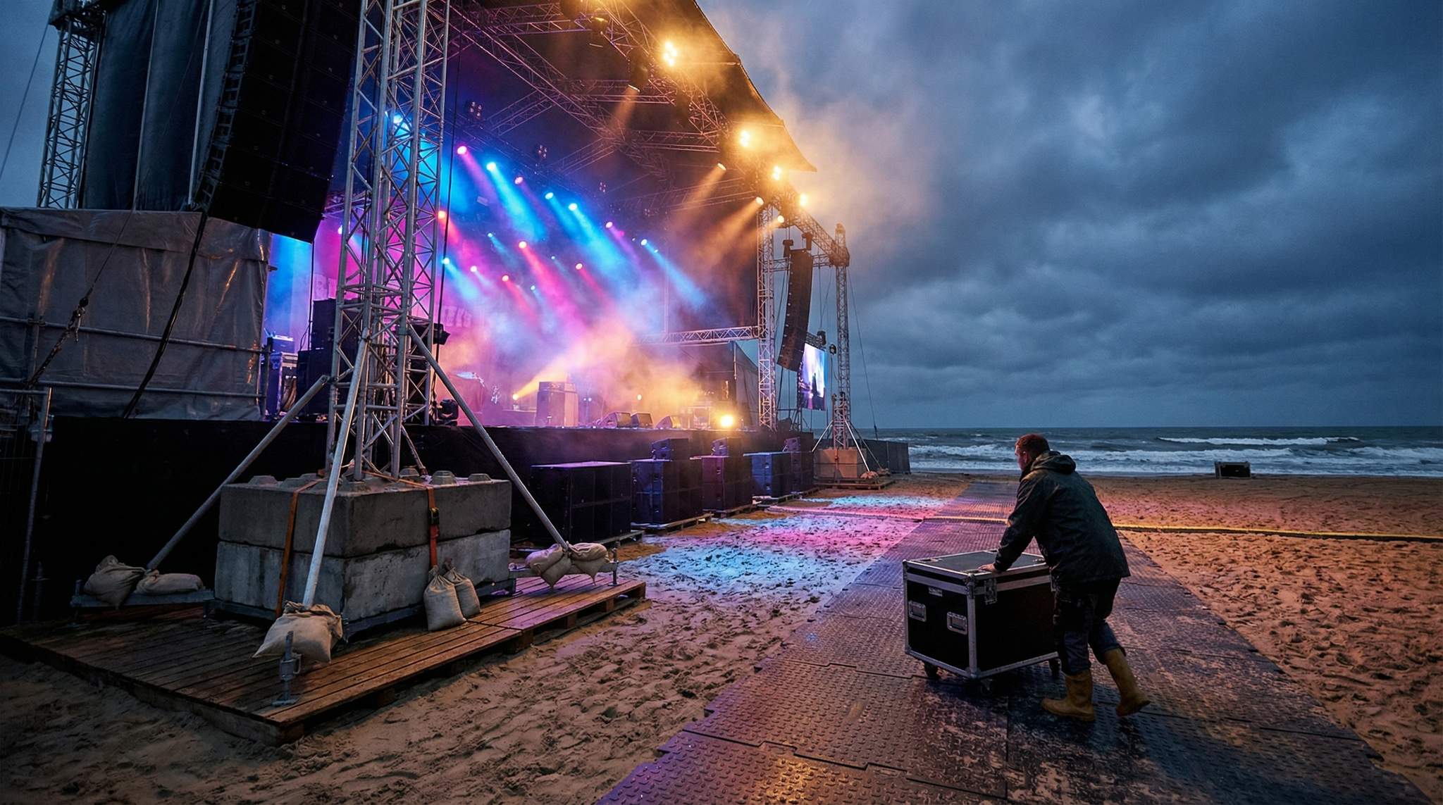 Case Study: Coastal & Beachfront Rock Festival Stages