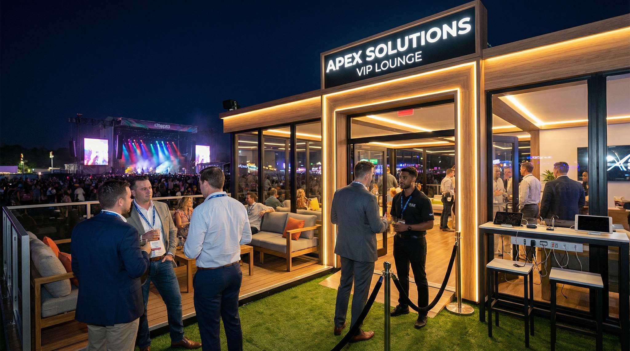 Case Study: Corporate Hospitality &ldquo;Festival-Within&rdquo; Builds