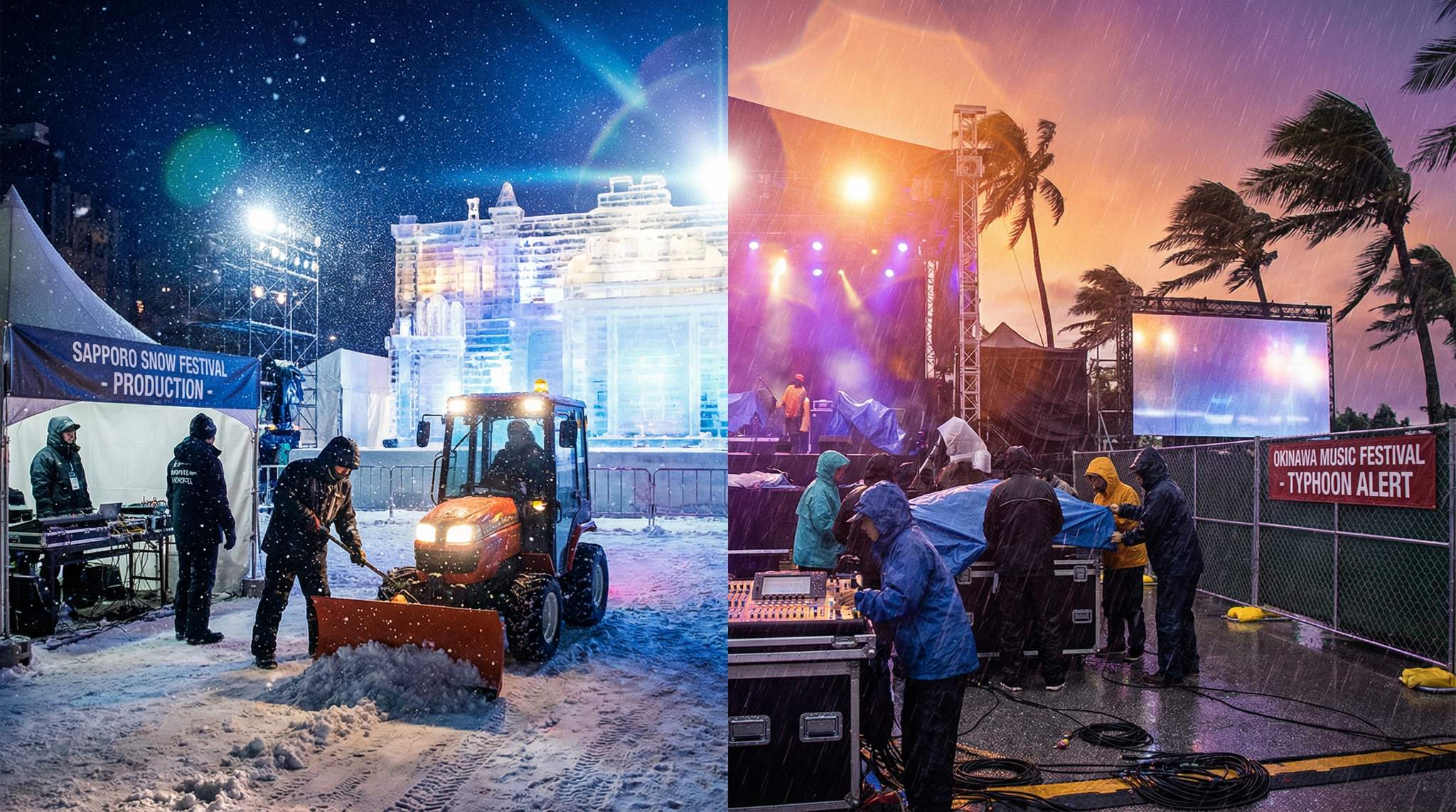 Case Study: Hokkaido vs Okinawa &ndash; Managing Festivals from Snow to Typhoons