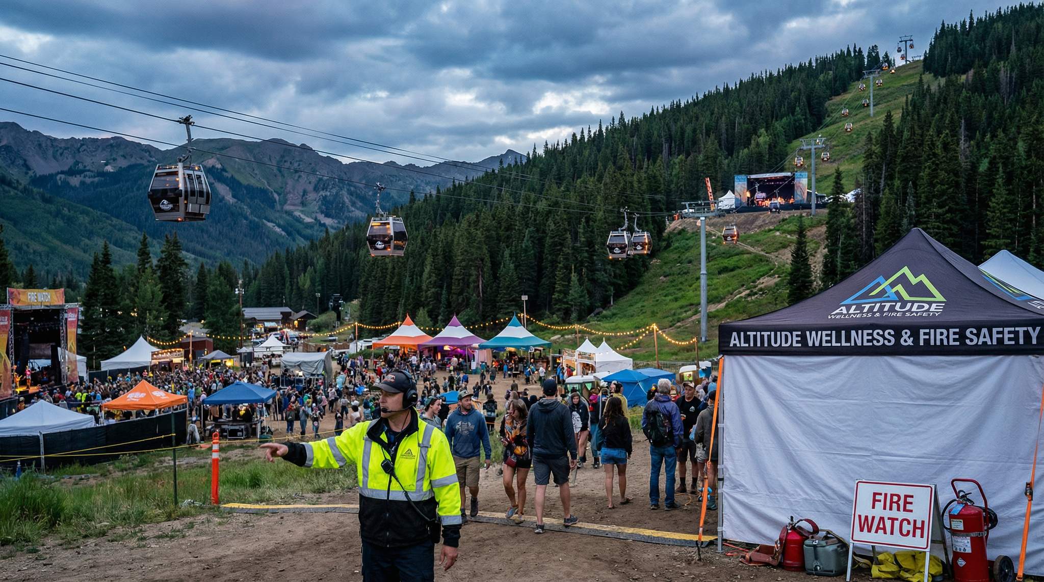 Case Study: Mountain Festivals in Summer &ndash; Managing Altitude, Lift Logistics & Fire Safety
