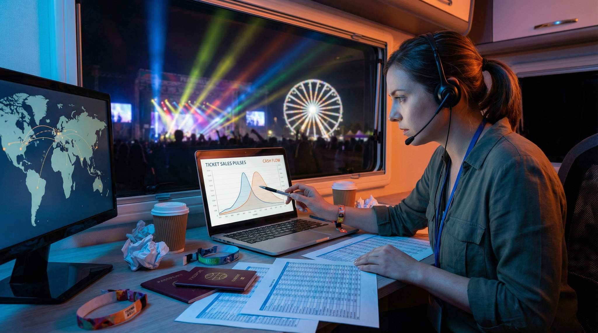 Cash Flow Timing with Long-Haul Festival Travel Buyers