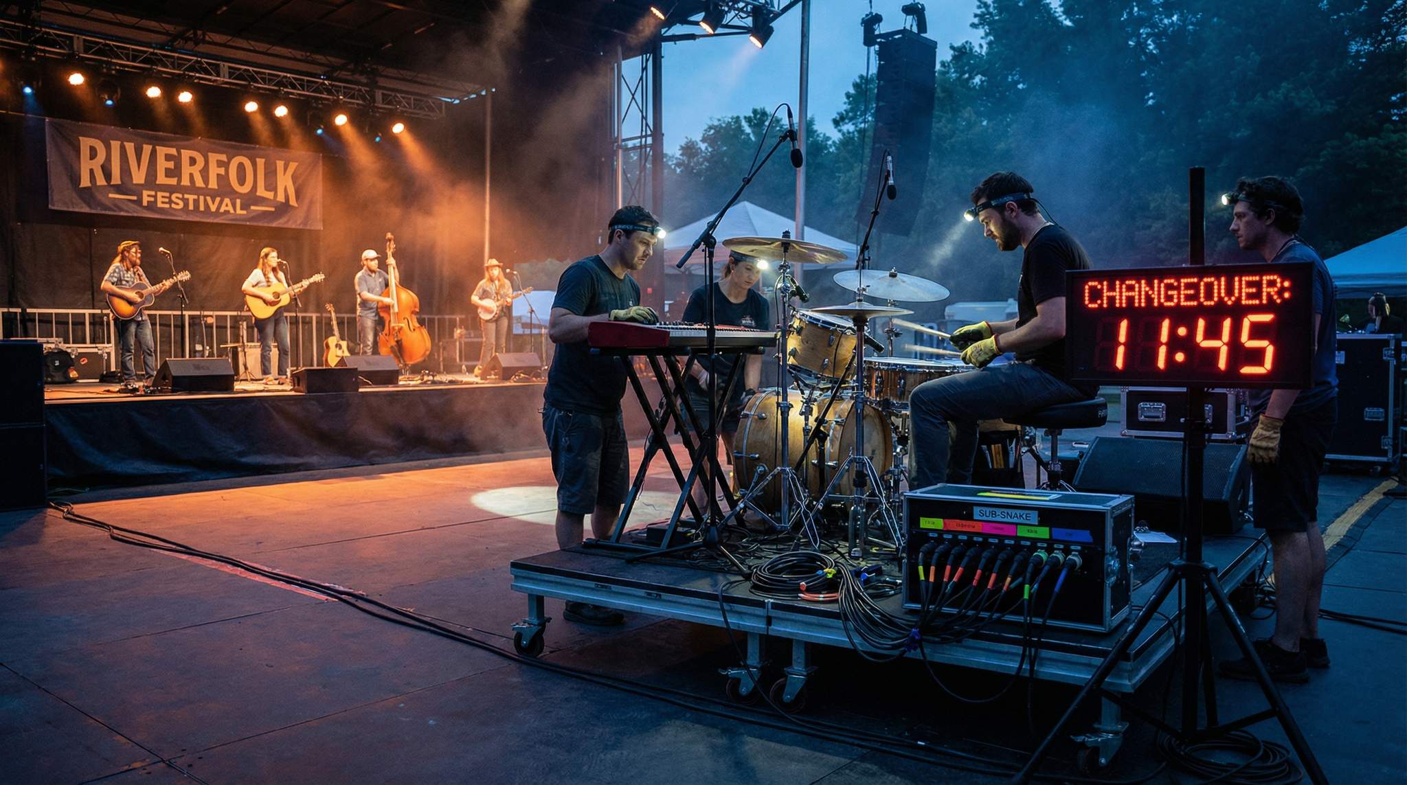 Changeovers at Folk Speed (But Actually Fast): Mastering Quick Festival Stage Swaps