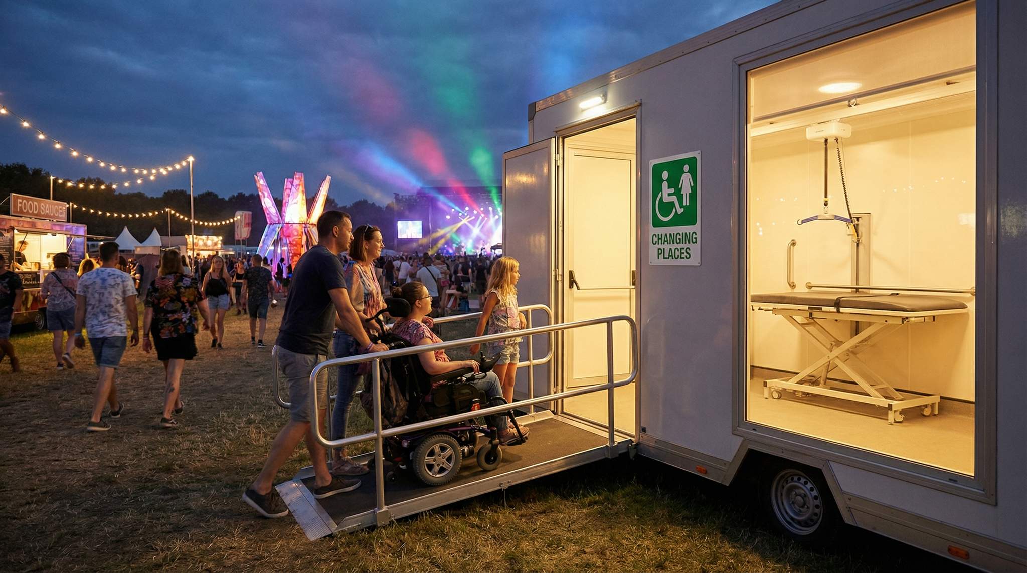 Changing Places & Adult-Sized Tables: Making Festivals Truly Accessible for All