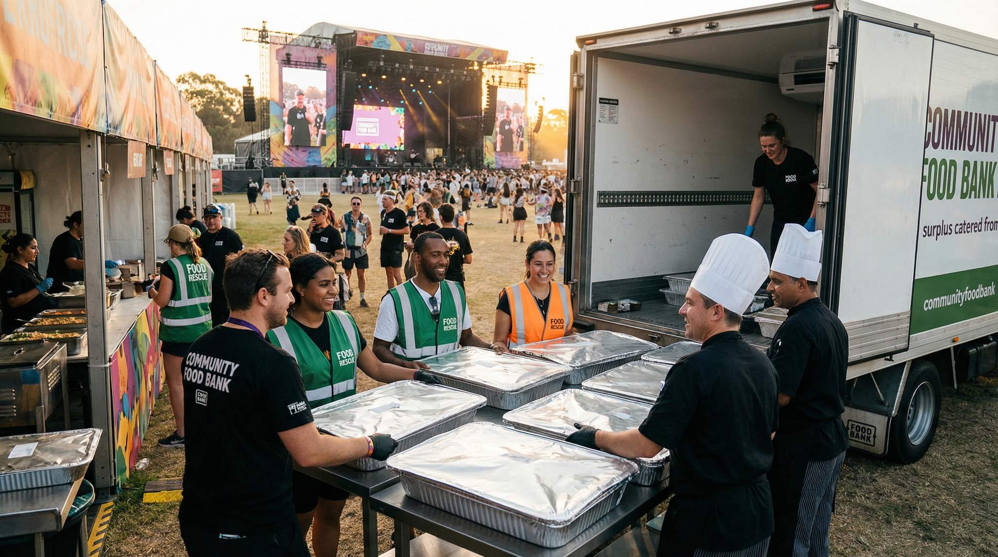 Charity Partnerships & Food Bank Donations &ndash; Adding Mission Without Guilt Trips to Festivals