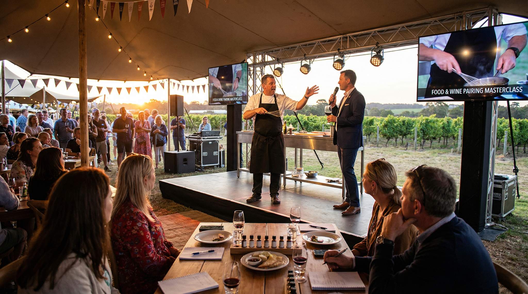 Chef Collaborations & Live Demos: Enhancing the Educational Value of Your Wine Festival