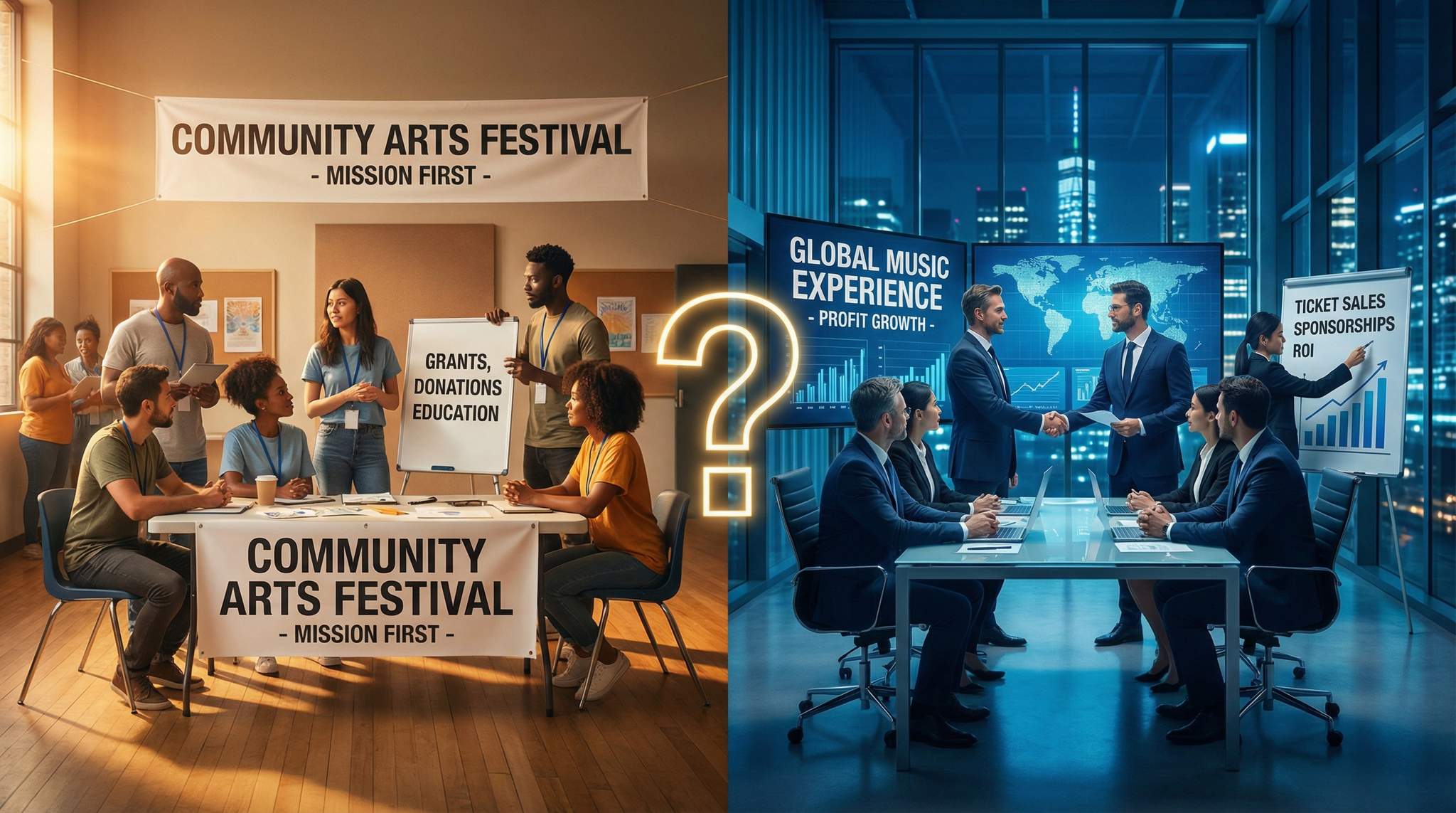 Choosing the Right Festival Model: Nonprofit vs For-Profit