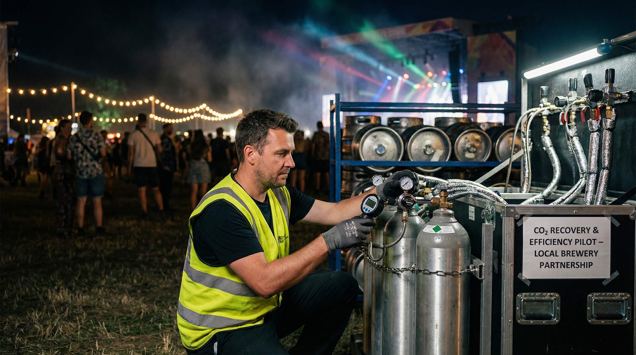CO? Footprint Reduction for Beer Festivals: Gas Recovery & Efficiency Upgrades