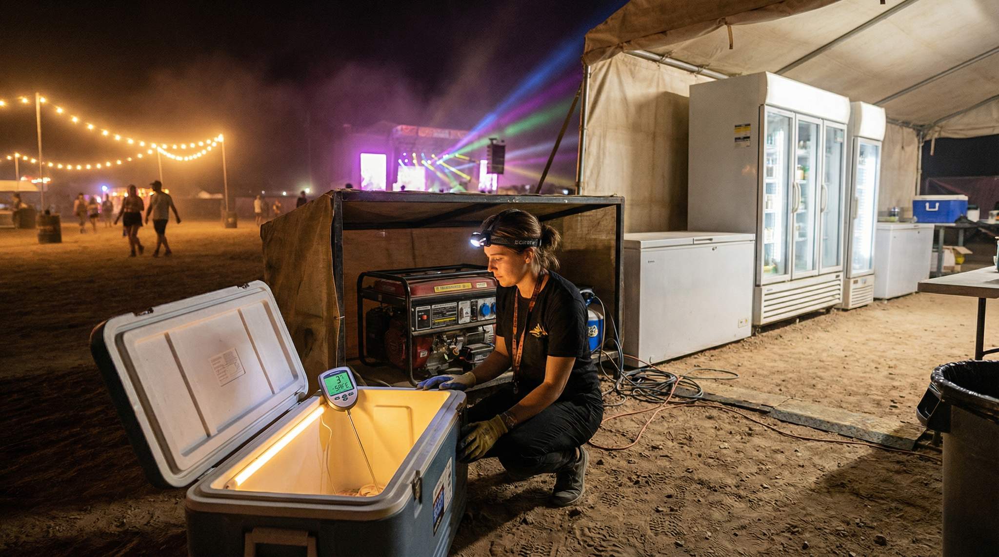 Cold Chain & Food Safety When the Grid Is Far Away: Keeping Festival Food Safe Off-Grid