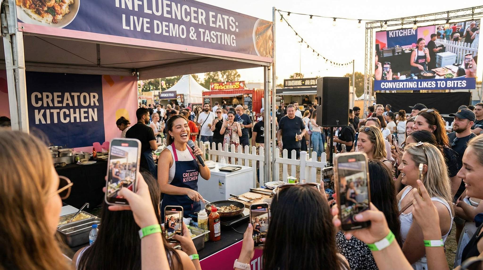 Creator Kitchens & Influencer Collaborations: Pop-Ups with Measurable Deliverables to Convert Reach into Food Festival Attendance