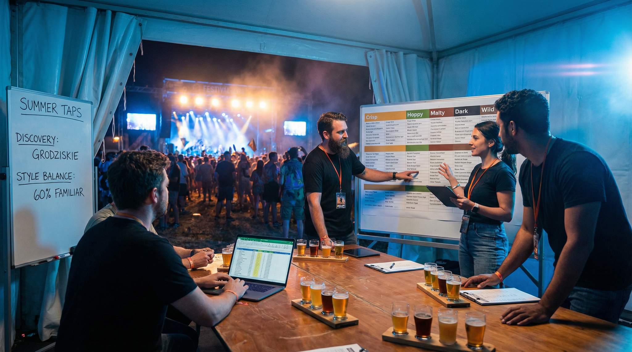 Curating the Beer Festival Tap List: Style Balance, Seasonality, and Discovery