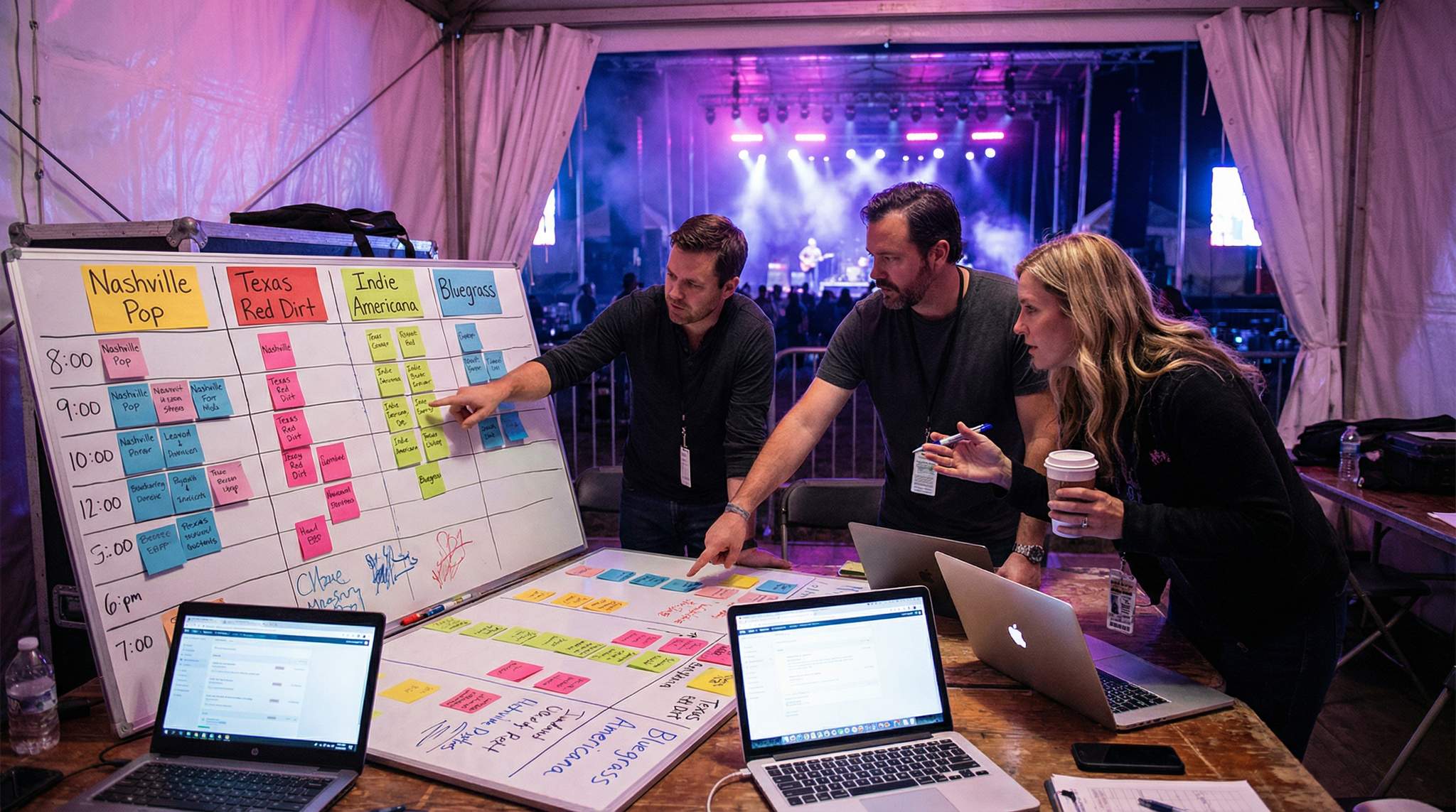 Curating the Mix at Country Festivals: Nashville Pop, Red Dirt, Americana & Bluegrass