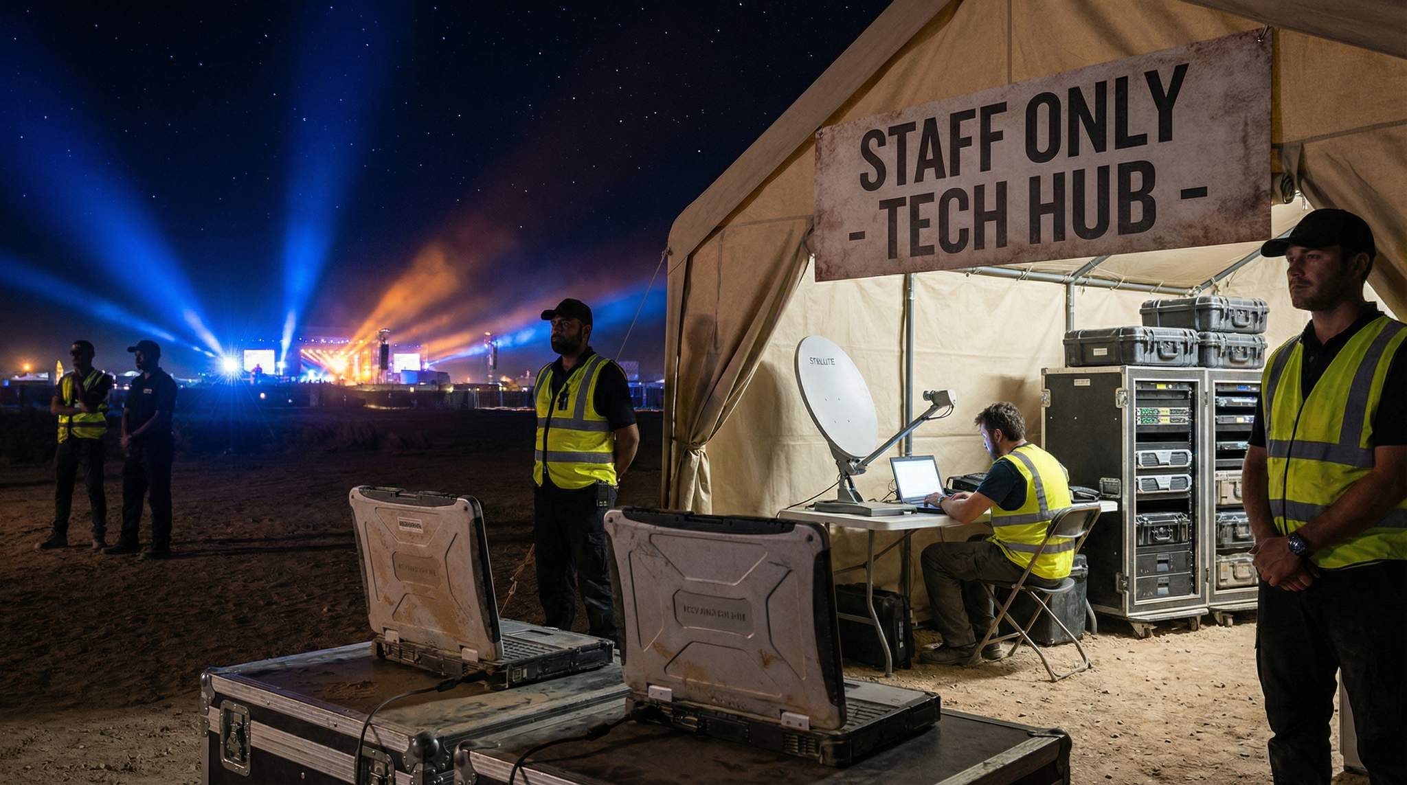 Data Security in the Wilderness: Protecting Festival Tech and Data at Remote Events