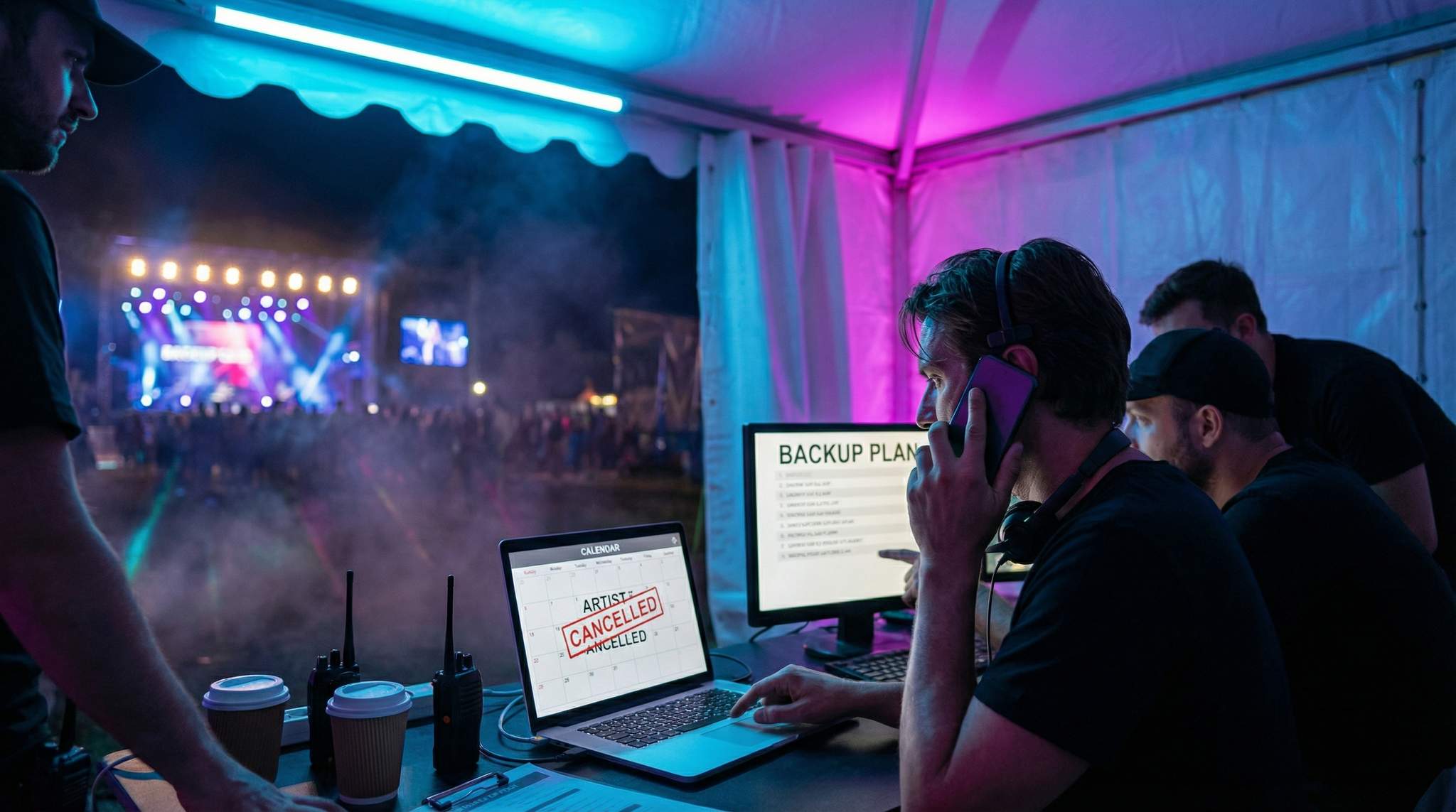 Dealing with Festival Artist Cancellations and Replacements