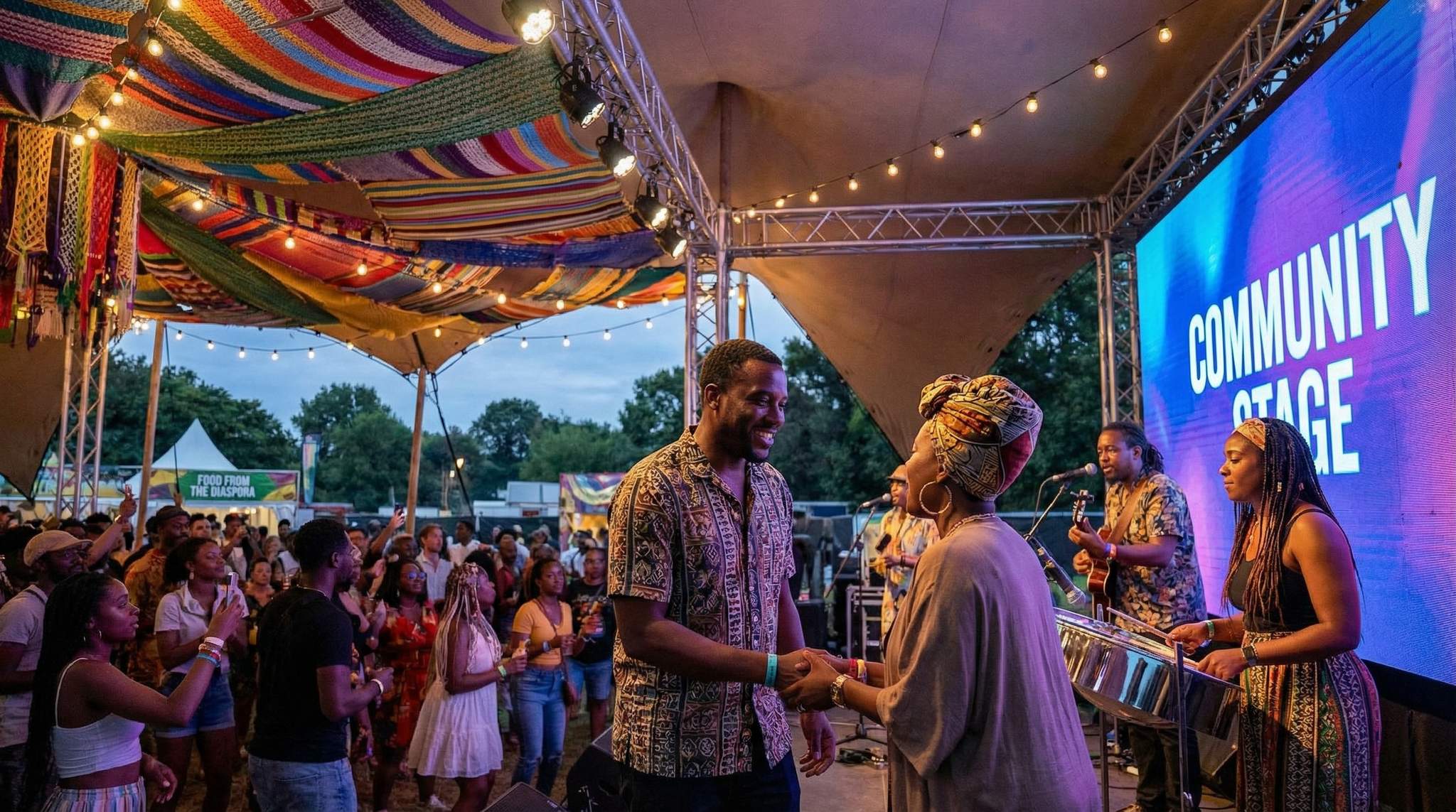 Diaspora Bridges: Programming Across Communities in Festivals