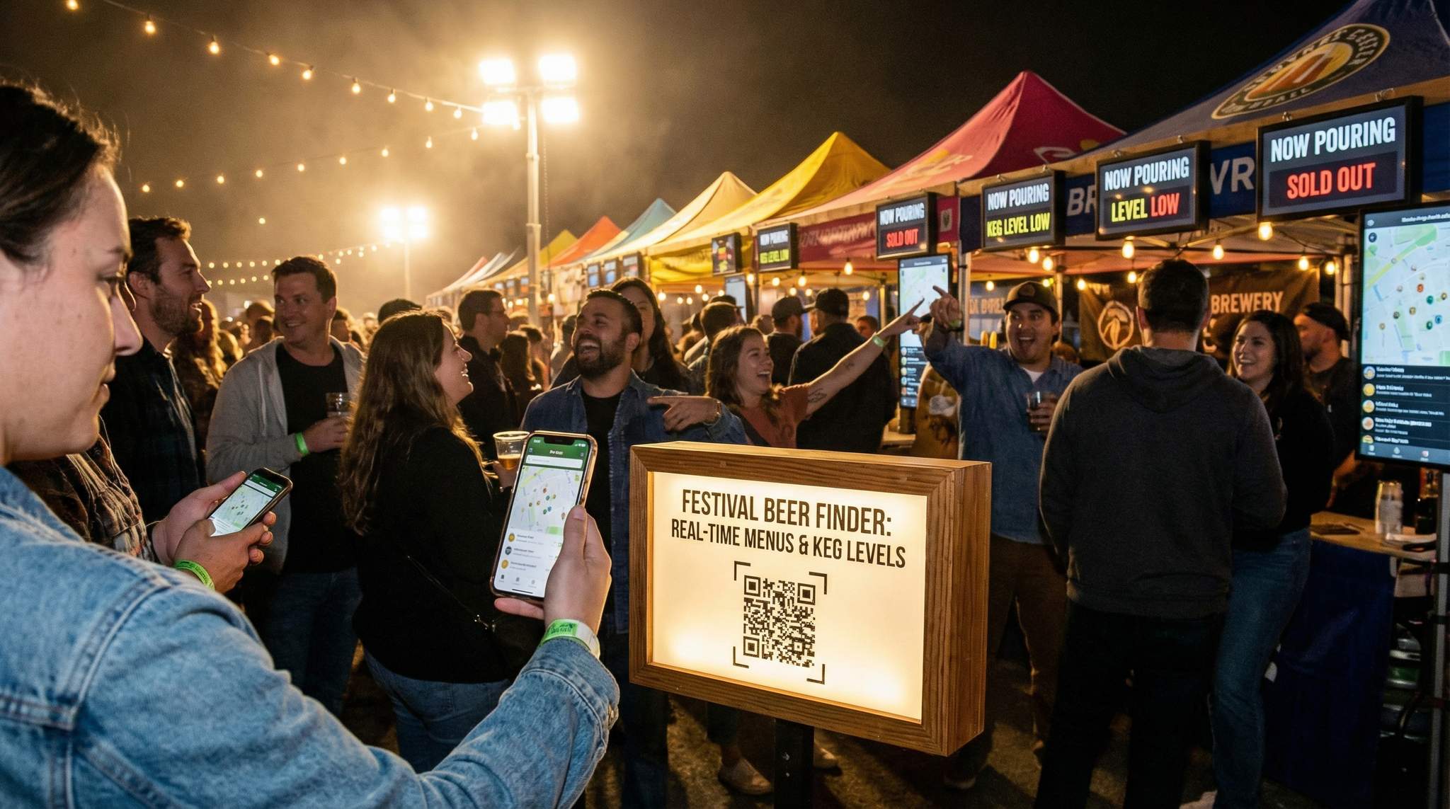 Digital Menus, Beer Finder & Real-Time Keg Levels
