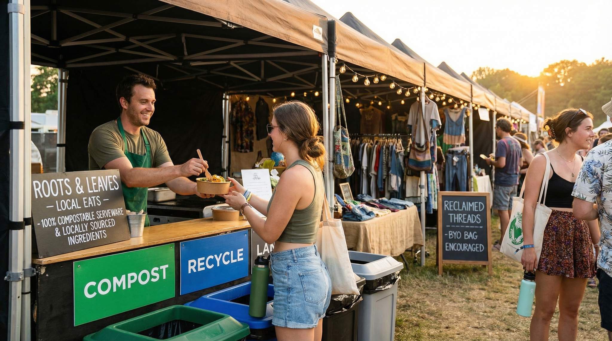 Eco-Friendly Festival Vendors: Working with Food and Merchants for Sustainability