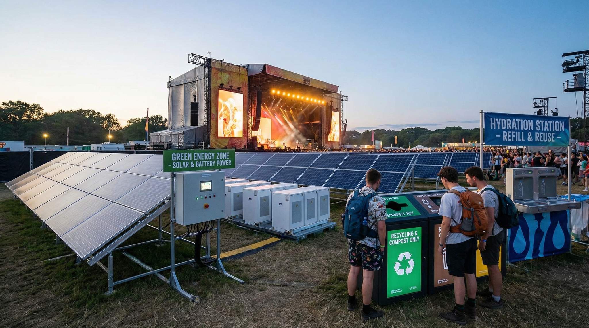 Energy and Sustainability Tech: Greening Your Festival