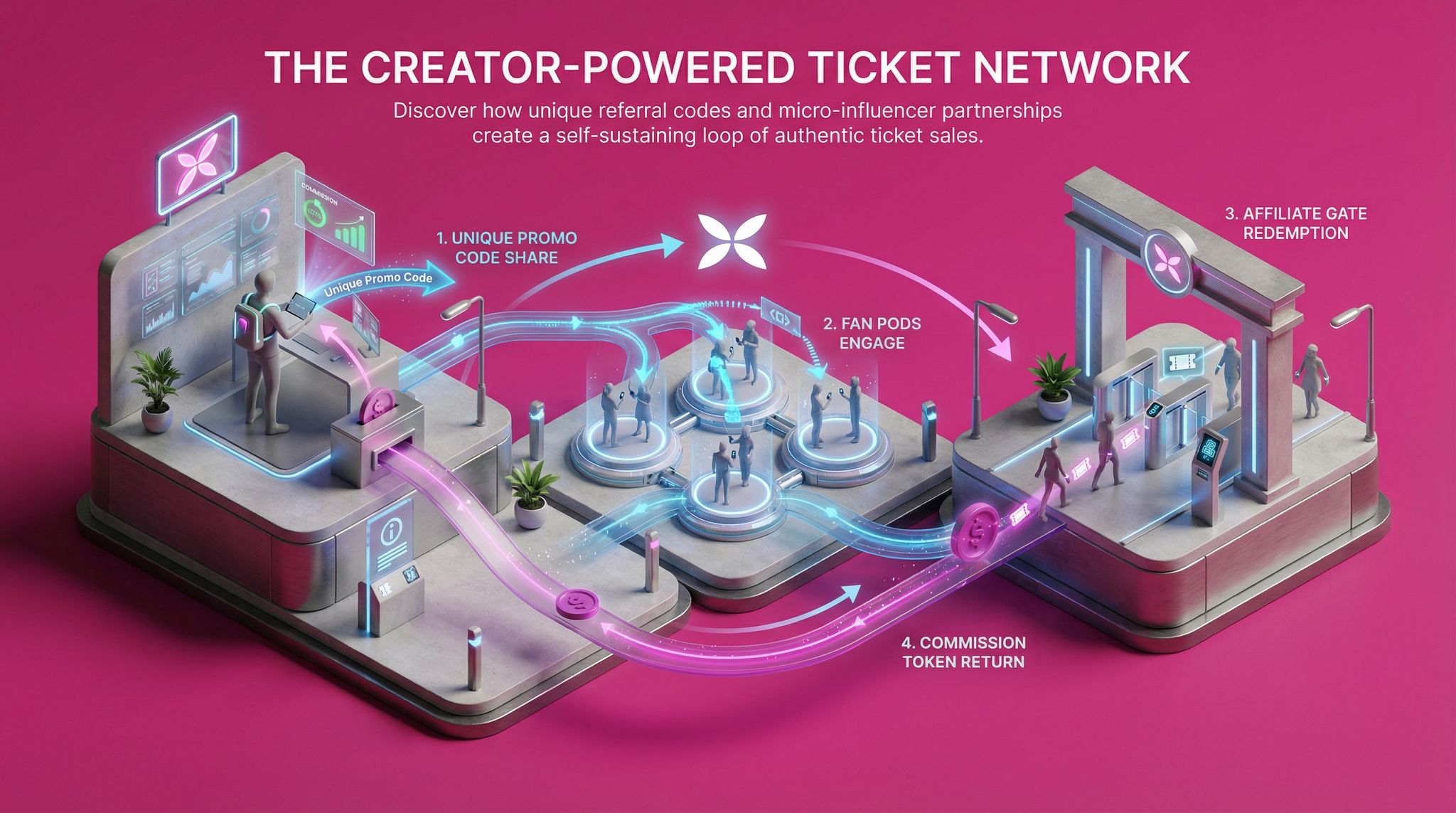 The Creator-Powered Ticket Network