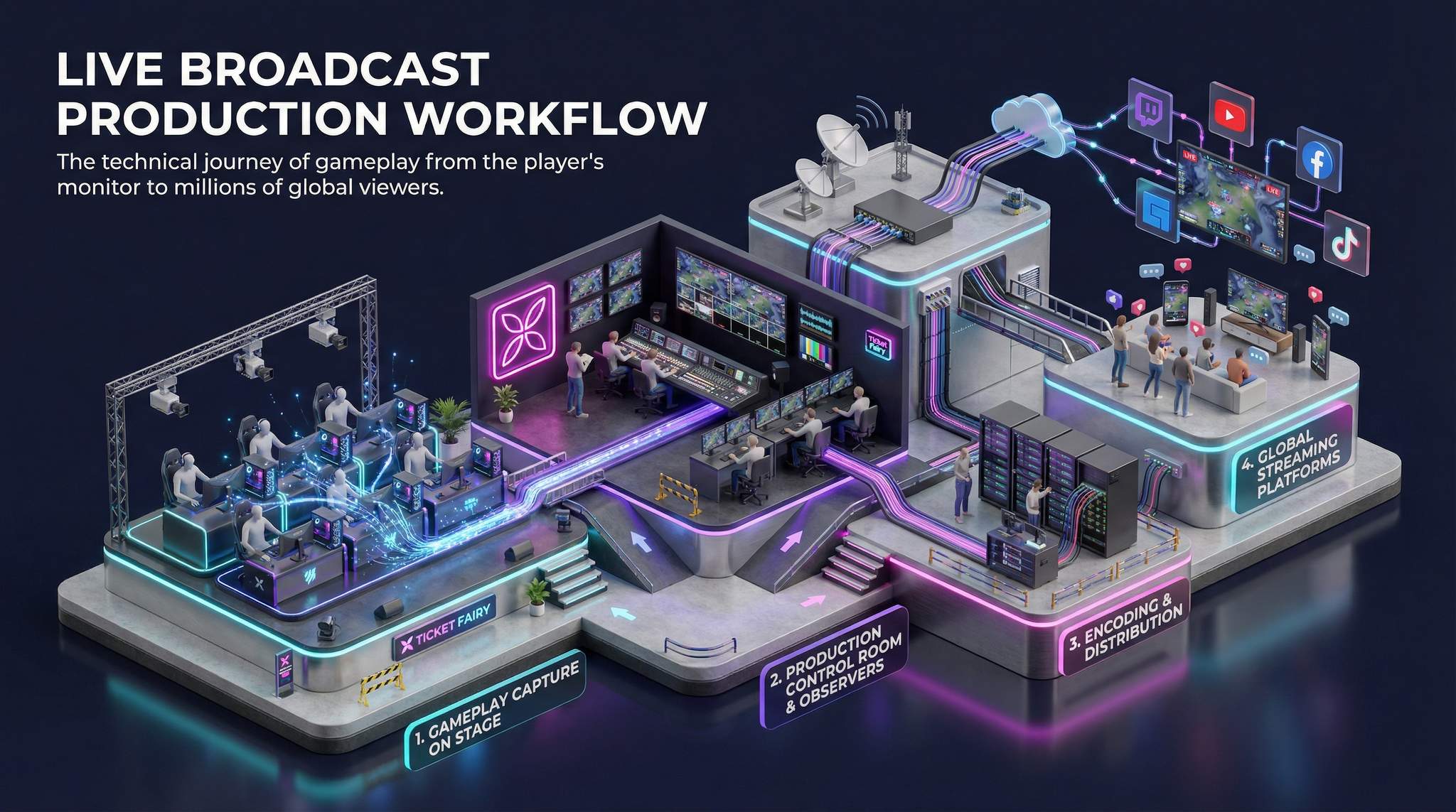 Live Broadcast Production Workflow