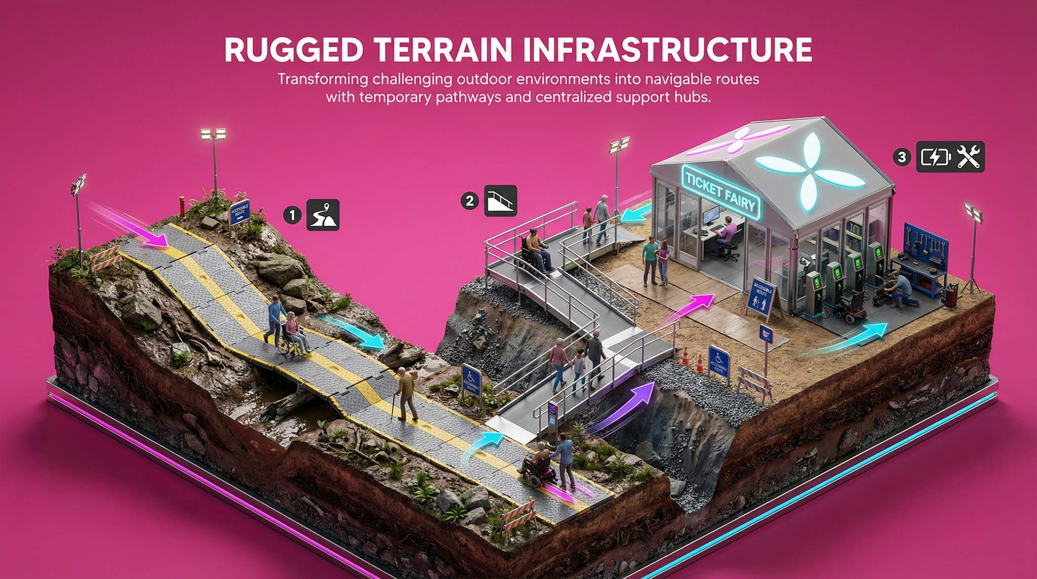 Rugged Terrain Infrastructure