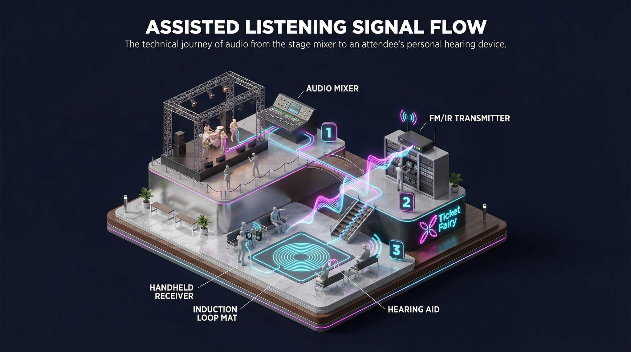 Assisted Listening Signal Flow
