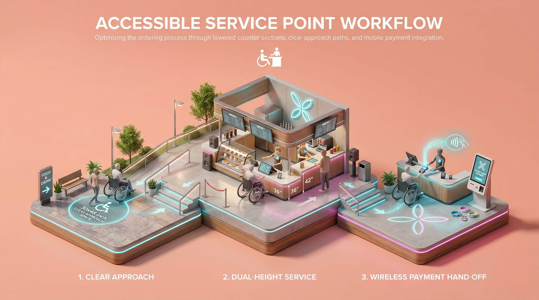 Accessible Service Point Workflow